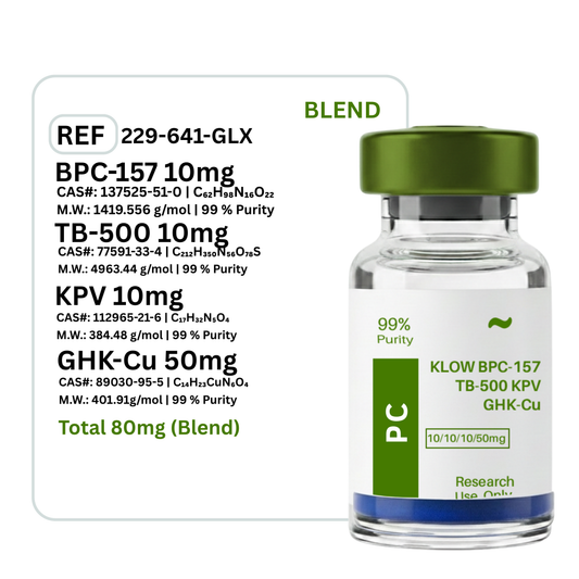 KLOW Blend - GHK-CU + TB-500 + BPC-157 + KPV 10mg